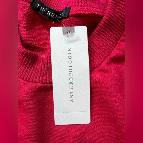 Anthropologie 
The refinery 
Red 
Size small
Pit to pit 19”
Length 23” - Picture 2 of 8